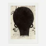 Martin Puryear, Untitled (from the MoCA portfolio), 1999, hard- and soft-ground etching and aquatint with chine collé on Japanese