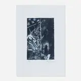 Jasper Johns, Summer (Blue), 1985-91, lithograph in colors on pale blue J. Whatman
