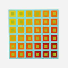 Untitled by Richard Anuszkiewicz, 1969, screenprint in colors, sold Jun 2022