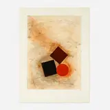 Joel Shapiro, Untitled, 1992, etching and aquatint in colors
