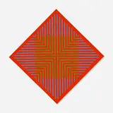 Richard Anuszkiewicz, Banner (Annual Edition), 1968, screenprint in colors