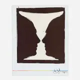 Jasper Johns, Cup 2 Picasso from XXe Siècle, 1973, lithograph in colors