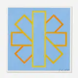 Richard Anuszkiewicz, Untitled (Annual Edition), 1977, enamel on masonite