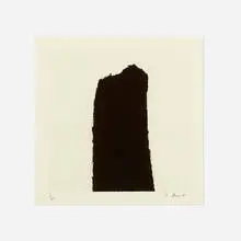 Heimaey III by Richard Serra, 1991, etching on Fabriano Murillo, sold Jun 2022