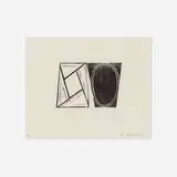 Robert Mangold, Plate E (from the Seven Original Woodcuts series)
