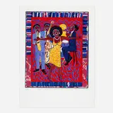 Faith Ringgold, Somebody Stole my Broken Heart, 2007, screenprint in colors