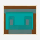 I-S Va3 (from the Six Variants series) by Josef Albers, 1969, screenprint in colors, sold Jun 2022