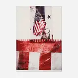 Robert Rauschenberg, Untitled (for Kennedy), 1994, offset lithograph in colors
