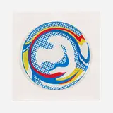 Roy Lichtenstein, Paper Plate, 2013, screenprint in colors on paper plate