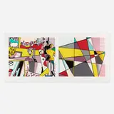 Roy Lichtenstein, Tel Aviv Museum Print, 1989, lithograph in colors on BFK Rives