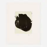 Nocturne II (from the Octavio Paz suite) by Robert Motherwell, 1988, lithograph and chine appliqué on Arches and Japanese Gampi handmade, sold Jun 2022