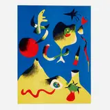L'Air by Joan Miró, 1938, lithograph in colors, sold Jun 2022
