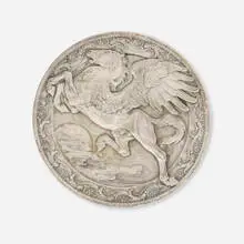 Adolph Alexander Weinman, Medal with rearing Pegasus in the sky