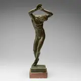 Jan Štursa, The Wounded, c. 1917, bronze, marble