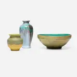 Pewabic Pottery, Centerpiece bowl and vase