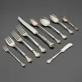 William C. Codman for Gorham Manufacturing Company, Chantilly flatware service, sterling silver, stainless steel