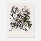 Untitled (from the Bauhaussmappe portfolio, vol. 4) by Wassily Kandinsky, 1922, lithograph on paper, sold Jun 2016