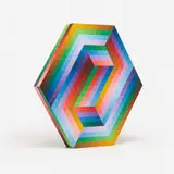 Kezdi by Victor Vasarely, 1989-1990, lacquered wood, sold Jun 2016