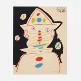 The Clown by Pablo Picasso, 1961, offset lithograph on Arches paper, sold Jun 2016
