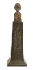 Gustav Gurschner, Gustav Gurschner ( 1873-1970 ), a bronze desk seal