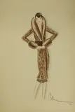 John Guida, Untitled, 1897, watercolour paper size 69.5 x 51.5cm