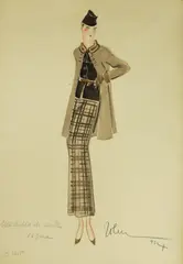 Untitled by John Guida, 1897, watercolour paper size 69.5 x 51.5cm, sold Sep 2020