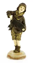 Demetre Chiparus, Demétre Chiparus (1886-1947), a patinated bronze and ivory figure
