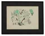 André Lhote, Untitled, 1885, 1885-1962) 'The Family' Lithograph