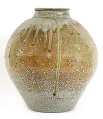 Phil Rogers (b.1951) by Phil Rogers, a glazed stoneware vase, sold Jun 2020