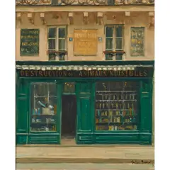 Julian Barrow, Destruction des Animaux Nuisibles, oil on canvas, [approximate dimensions -