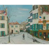 Alois Lecoque, French Street Scene
