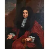 Joseph Wright of Derby, Portrait of French Minister, oil on canvas, (approximate dimensions -