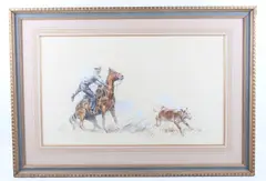 Untitled by Harley Brown, pastel art, offered Jan 2021