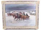 Untitled by A Scheloumoff, oil, offered Jan 2021