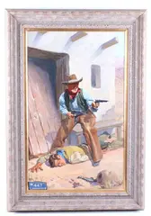 Untitled by Thomas Helprin, oil & study, offered Jan 2021