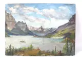 Carl Tolpo, Untitled, oil painting 1948
