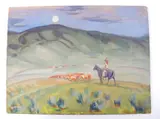 Carl Tolpo, Untitled, oil painting 1935