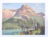 Carl Tolpo, Untitled, oil painting 1955
