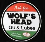 Untitled by Wolf's Head, oil reproduction advertising sign, offered Jan 2021