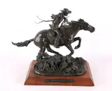 Untitled by The Winchester Rider, bronze, offered Oct 2020