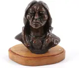 Untitled by Gordon Monroe, bronze bust, offered Oct 2020