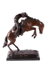 Untitled by Frederic Remington, bronze, offered Jul 2019