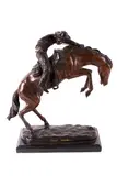 Untitled by Frederic Remington, bronze, offered Jul 2019