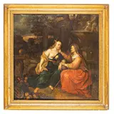 Theodoor Van Thulden, Vertumno e Pomona, oil on canvas