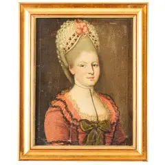 Ritratto di dama by Alexander Roslin, oil on canvas, offered Dec 2025