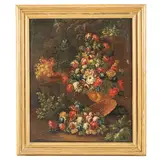 Francesco Lavagna, Natura morta floreale, oil on canvas