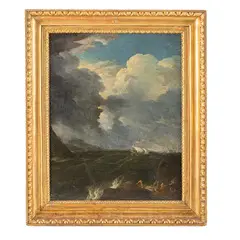 Antonio Francesco Peruzzini, Fortuna di mare, oil on canvas