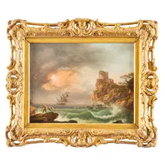 Fortuna di mare / Monogrammato in basso a sinistra: F.F. Fecit by Francesco Fidanza, oil on canvas, offered Dec 2025