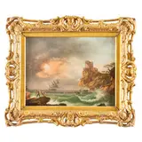 Fortuna di mare / Monogrammato in basso a sinistra: F.F. Fecit by Francesco Fidanza, oil on canvas, offered Dec 2025