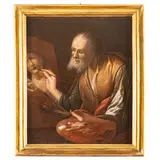 Antonio Cifrondi, Ritratto di pittore, oil on canvas